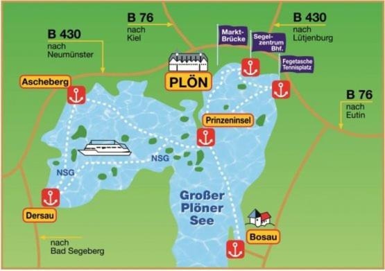 Simone'S Ferienwohnung Am Ploener See Bosau Exterior foto